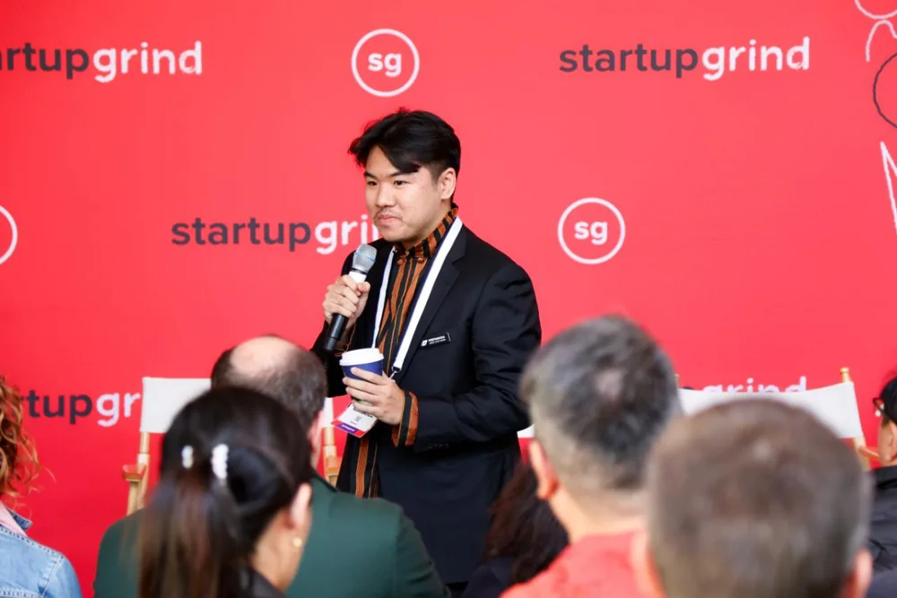 Albert Rafael berbicara di Startup Grind Conference 2026